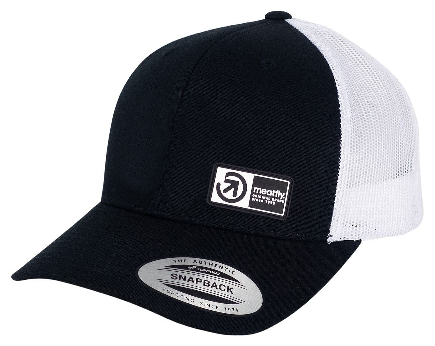 czapka z daszkiem Meatfly MF View Trucker - Brand Black/White