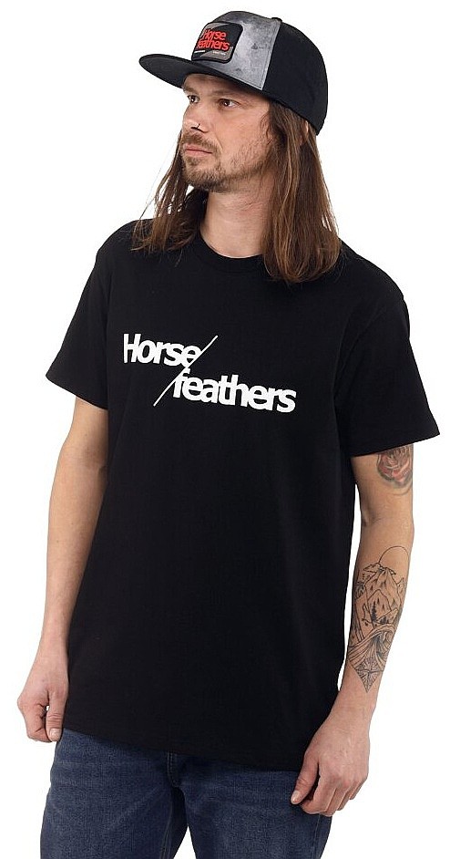 T-shirt Horsefeathers Slash - Black