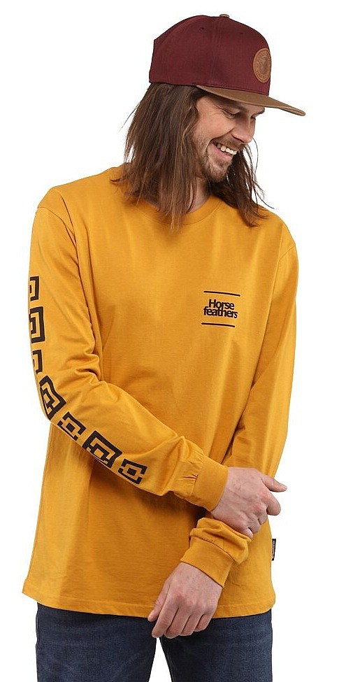 рубашка Horsefeathers Chess LS - Sunflower - men´s