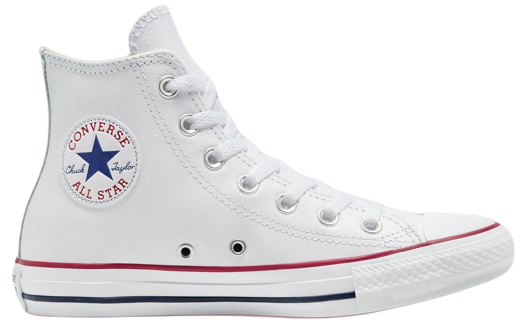 boty Converse Chuck Taylor All Star Leather Hi - 132169/White