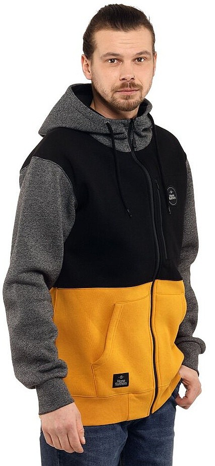mikina Horsefeathers Zach II Zip - Sunflower