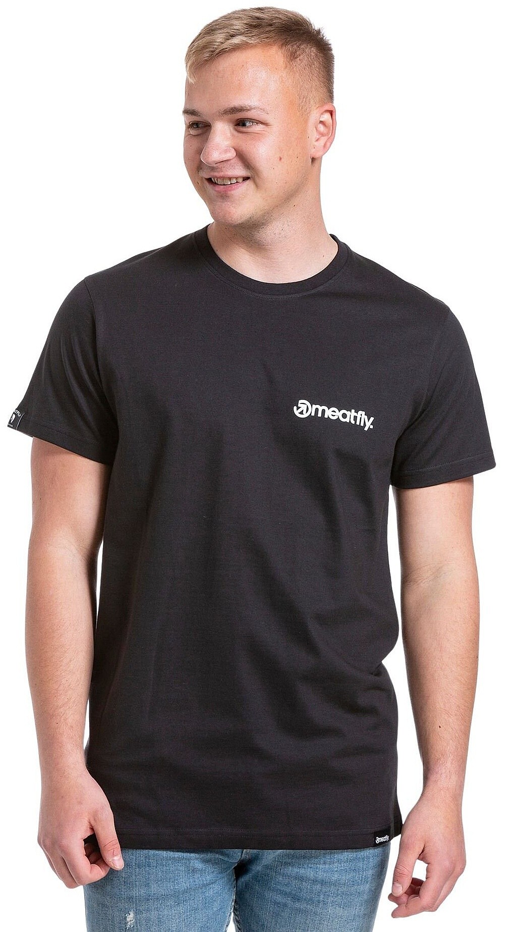 T-shirt Meatfly Lhotse - Black - men´s