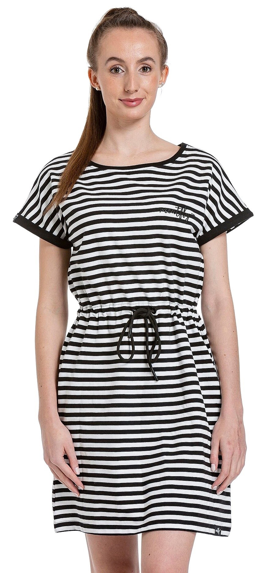 robe Meatfly Lotie - White Stripes - women´s