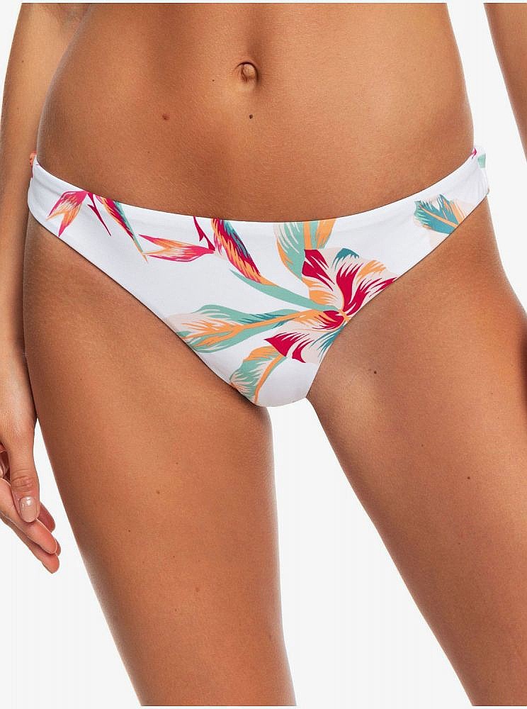 купальник Roxy Lahaina Bay Regular Bottom - WBB7/Bright White Tropic Call S - women´s