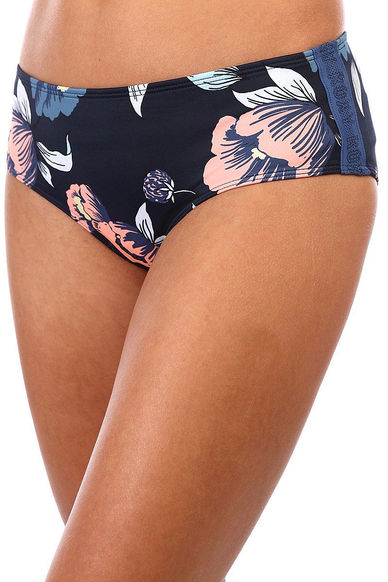 maillot de bain Roxy Fitness Full Shorty Printed - BTE1/Med Blue Full Flowers Sw - women´s