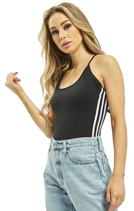 Body adidas Originals Cotton Body - Black/White - women´s