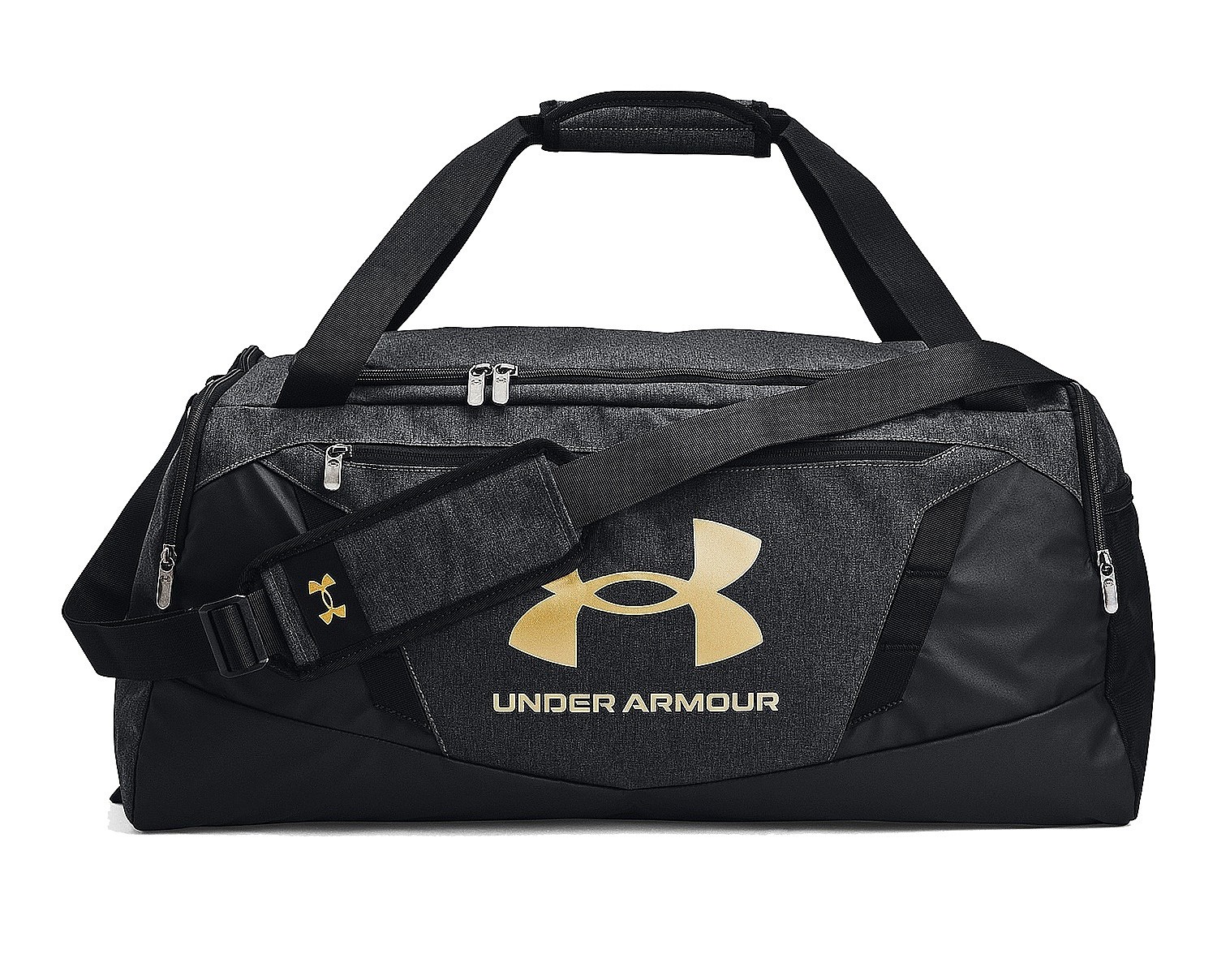 сумка Under Armour Undeniable 5.0 MD Duffel - Black/Metallic Gold