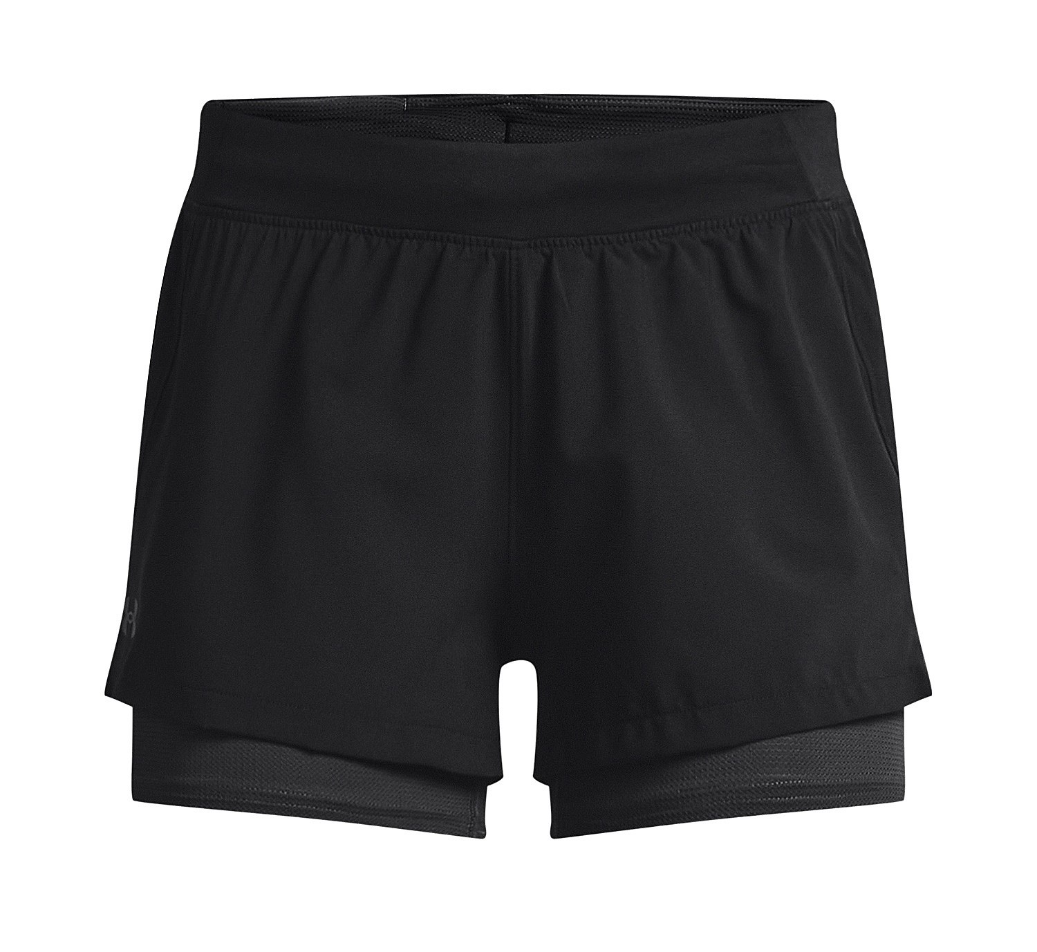 шорты Under Armour IsoChill Run 2 In 1 - Black/Reflective - women´s