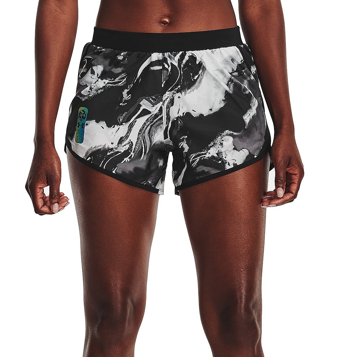Shorts Under Armour Fly By Anywhere - Black/Reflective - women´s