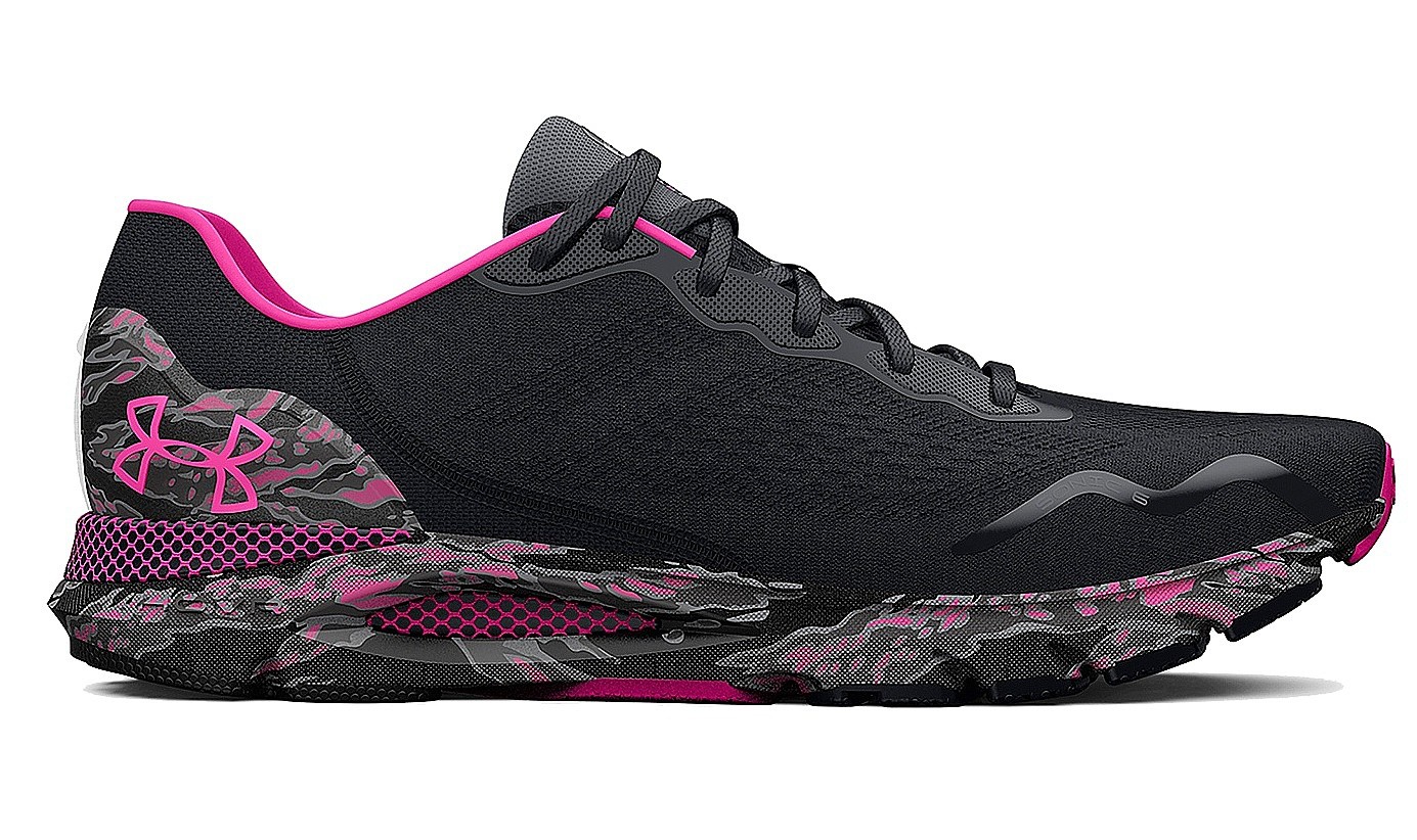 chaussures Under Armour Hovr Sonic 6 Camo - Black/Rebel Pink - women´s
