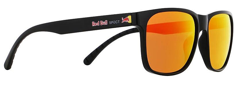 okulary Red Bull SPECT Earle - 002P/Shiny Black/Brown/Red Polarized