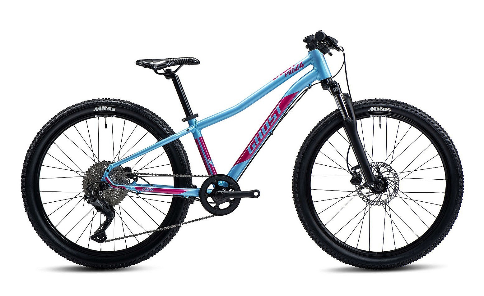 rower Ghost Lanao Pro 24" - Baby Blue/Magenta Gloss