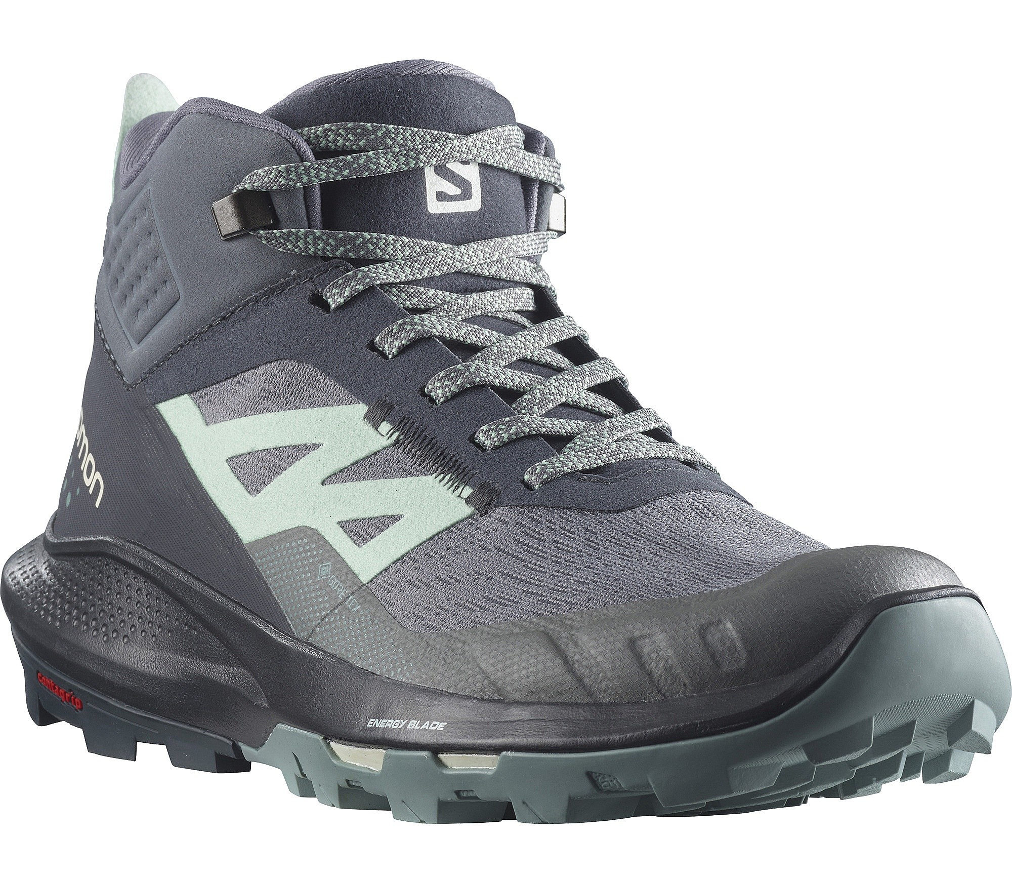 chaussures Salomon OUTpulse Mid GTX W - Ebony/Quiet Shade/Ebony - women´s