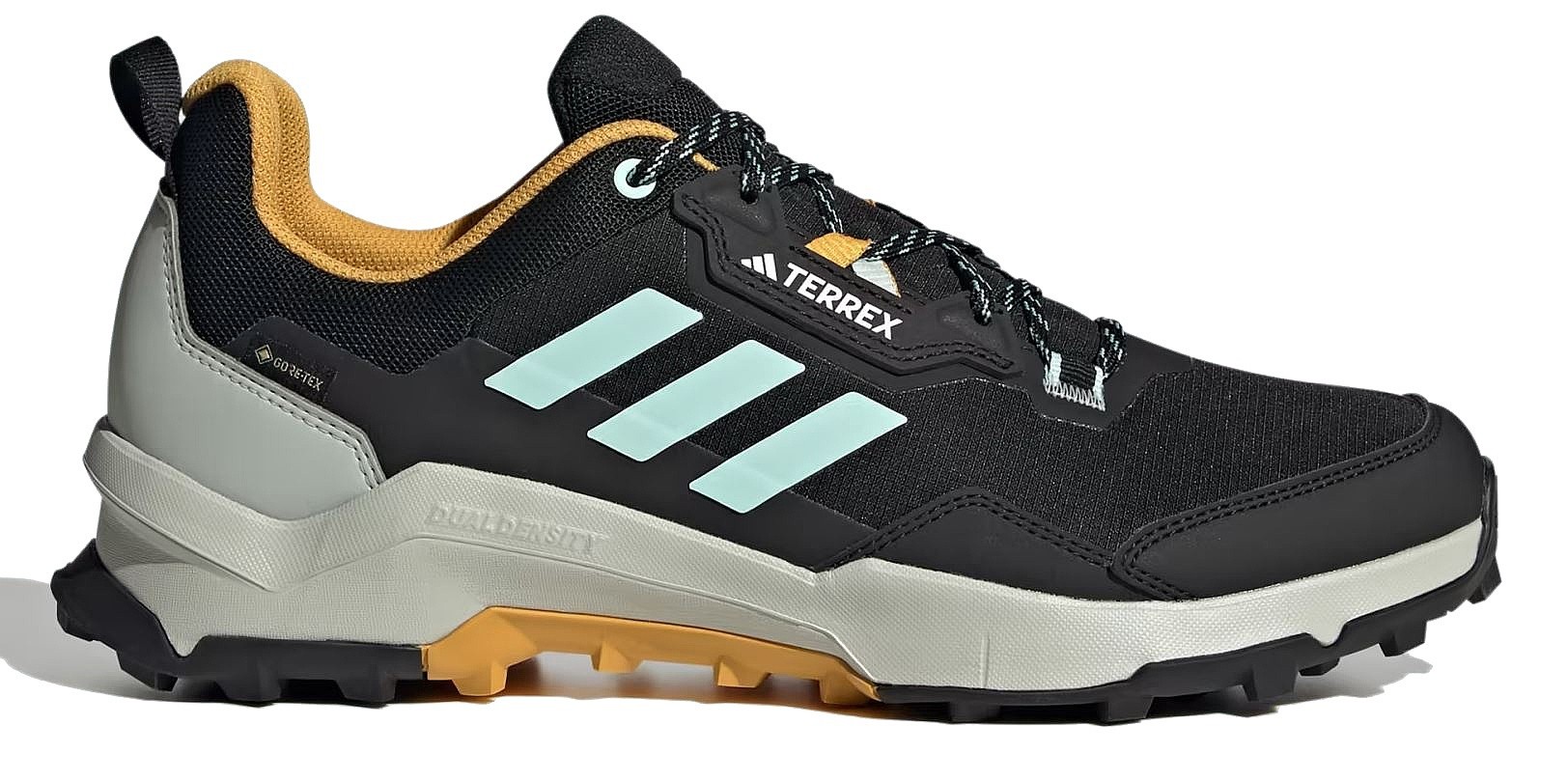 topánky adidas Performance Terrex AX4 GTX - Core Black/Semi Flash Aqua/Preloved Yellow