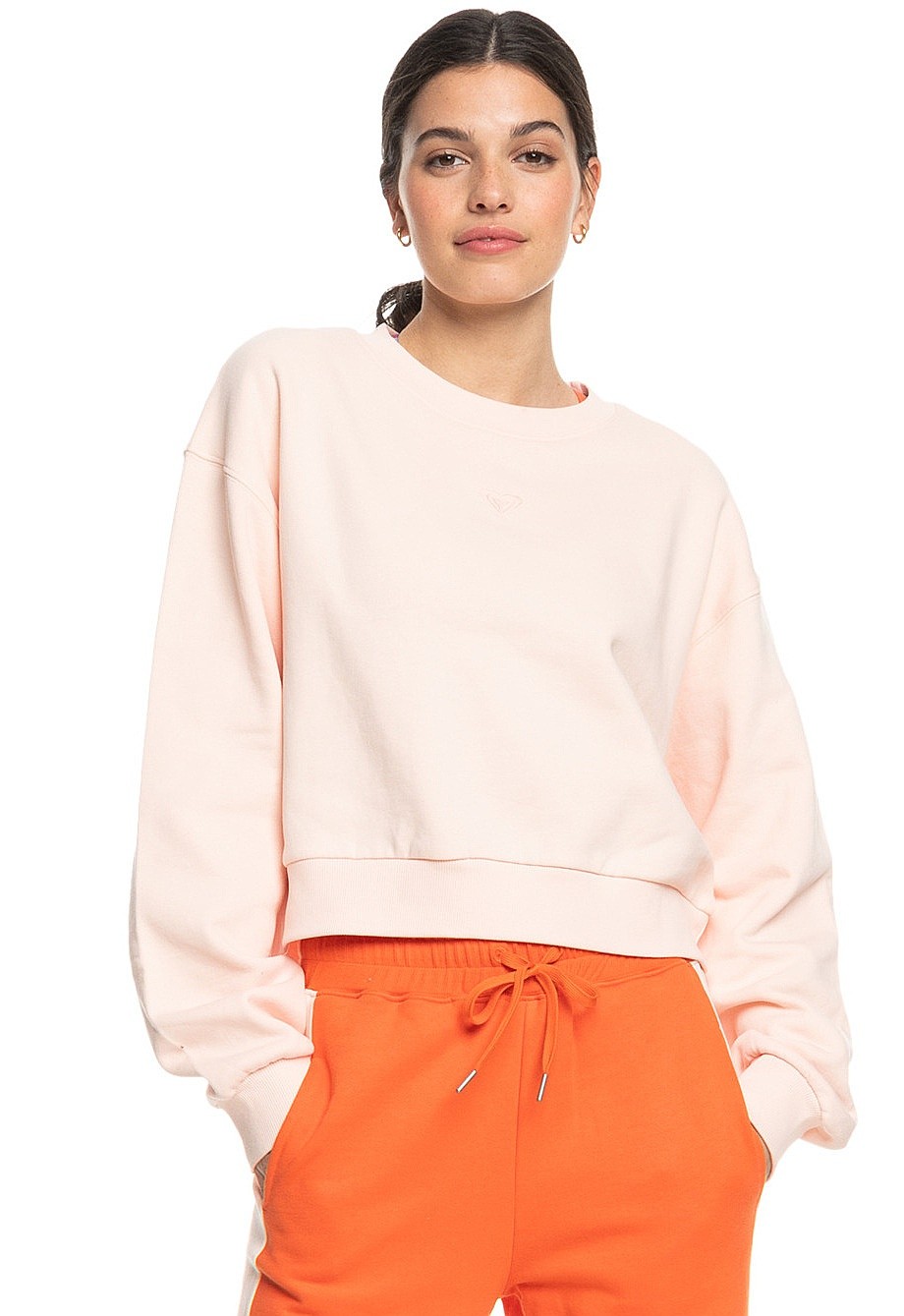 sweat-shirt Roxy Essential Energy Crew Neck - NDS0/Pale Dogwood - women´s