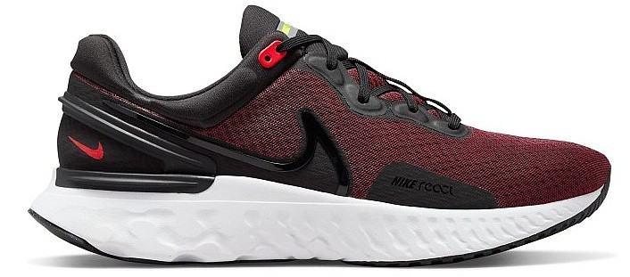skor Nike React Miler 3 - Black/Black/Siren Red/Volt - men´s