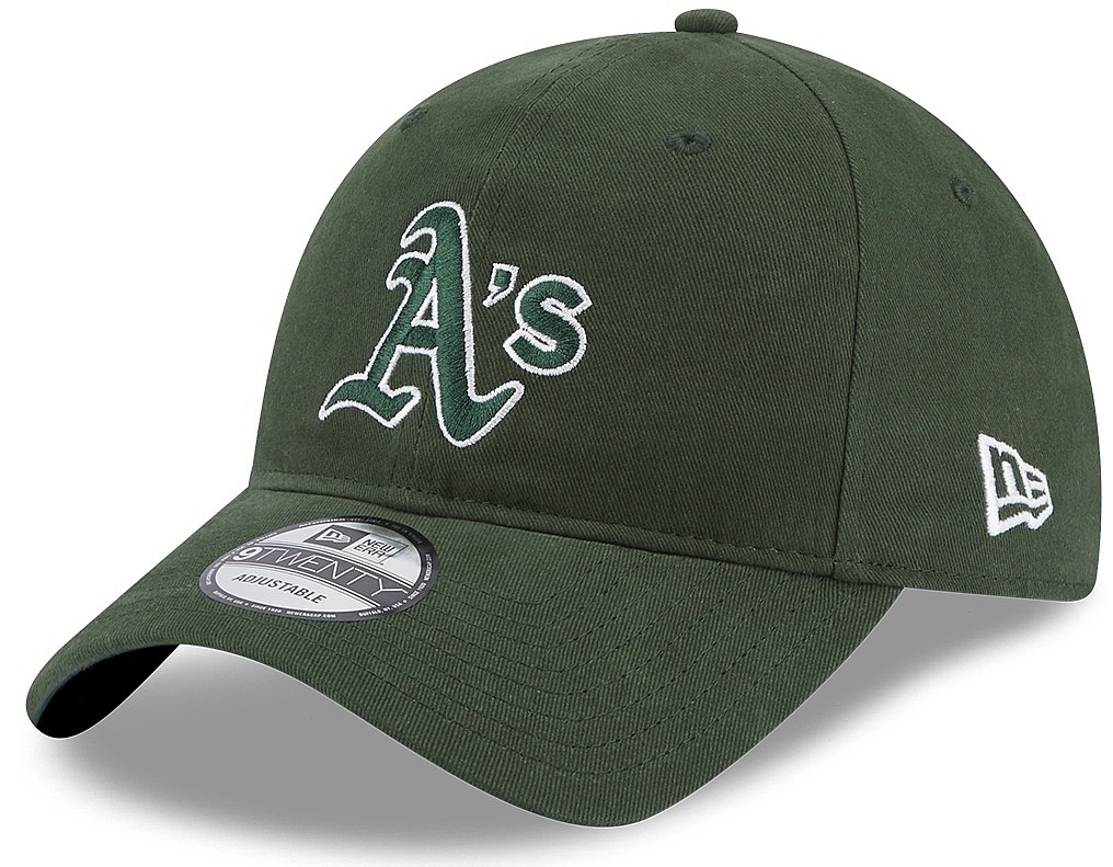 casquette New Era 9T Team Script MLB Oakland Athletics - Dark Green/White - men´s