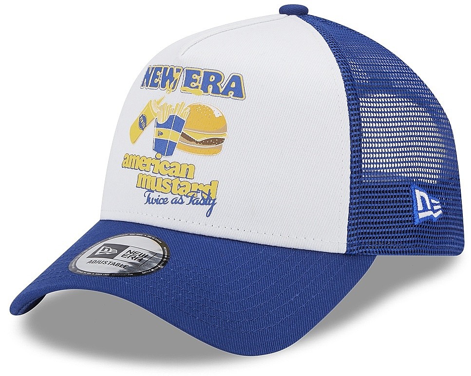 casquette New Era 9FO AF Food Trucker Branded - White/Light Royal - men´s