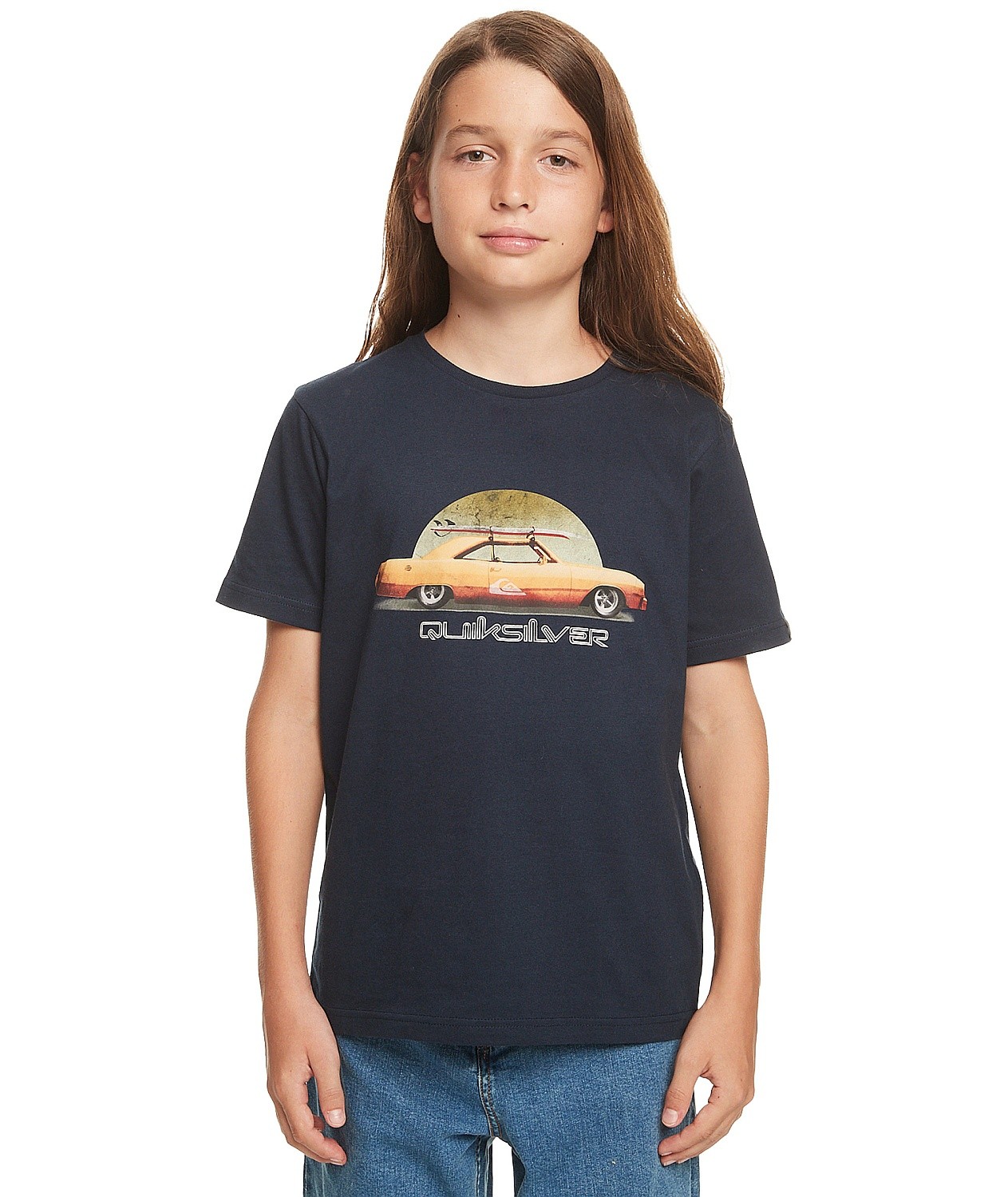 T-shirt Quiksilver Qs Steel - BYJ0/Navy Blazer - boy´s