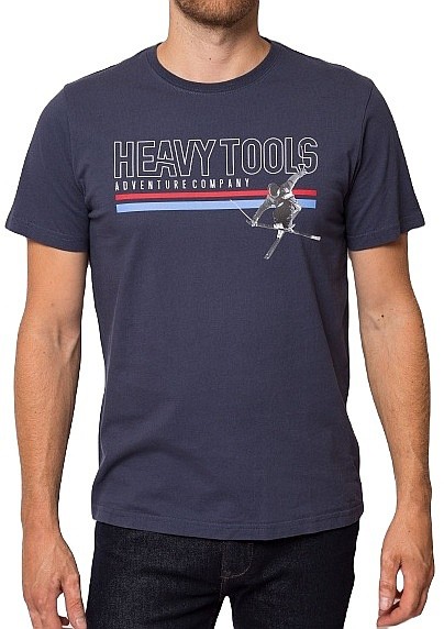 T-shirt Heavy Tools Metro - Moonlight - men´s