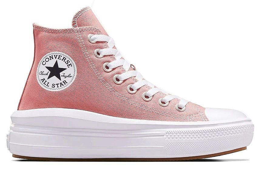 topánky Converse Chuck Taylor All Star Move Platform Seasonal Hi - A06136/Ritual Rose/White/White