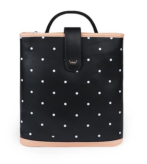 backpack Vuch Crosta - Black/White Dots - women´s