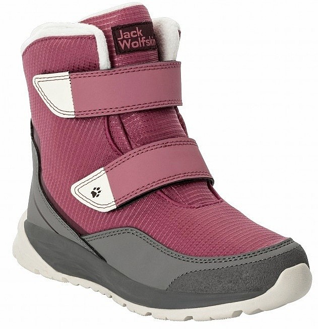 chaussures Jack Wolfskin Polar Bear Texapore High VC - Soft Pink - girl´s