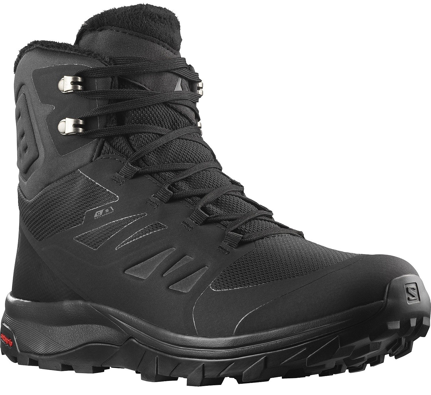 chaussures Salomon OUTblast TS CSWP - Black/Black/Black - men´s