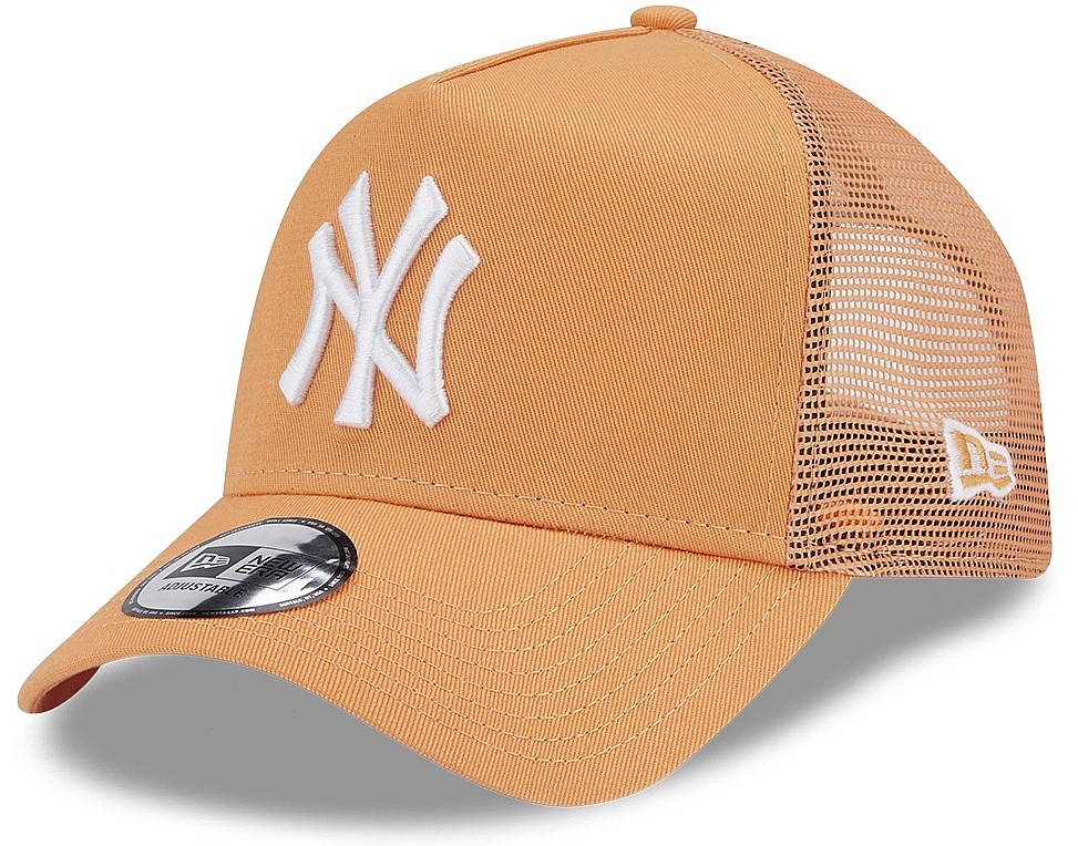kšiltovka New Era 9FO AF League Trucker MLB New York Yankees - Orange Glaze/White