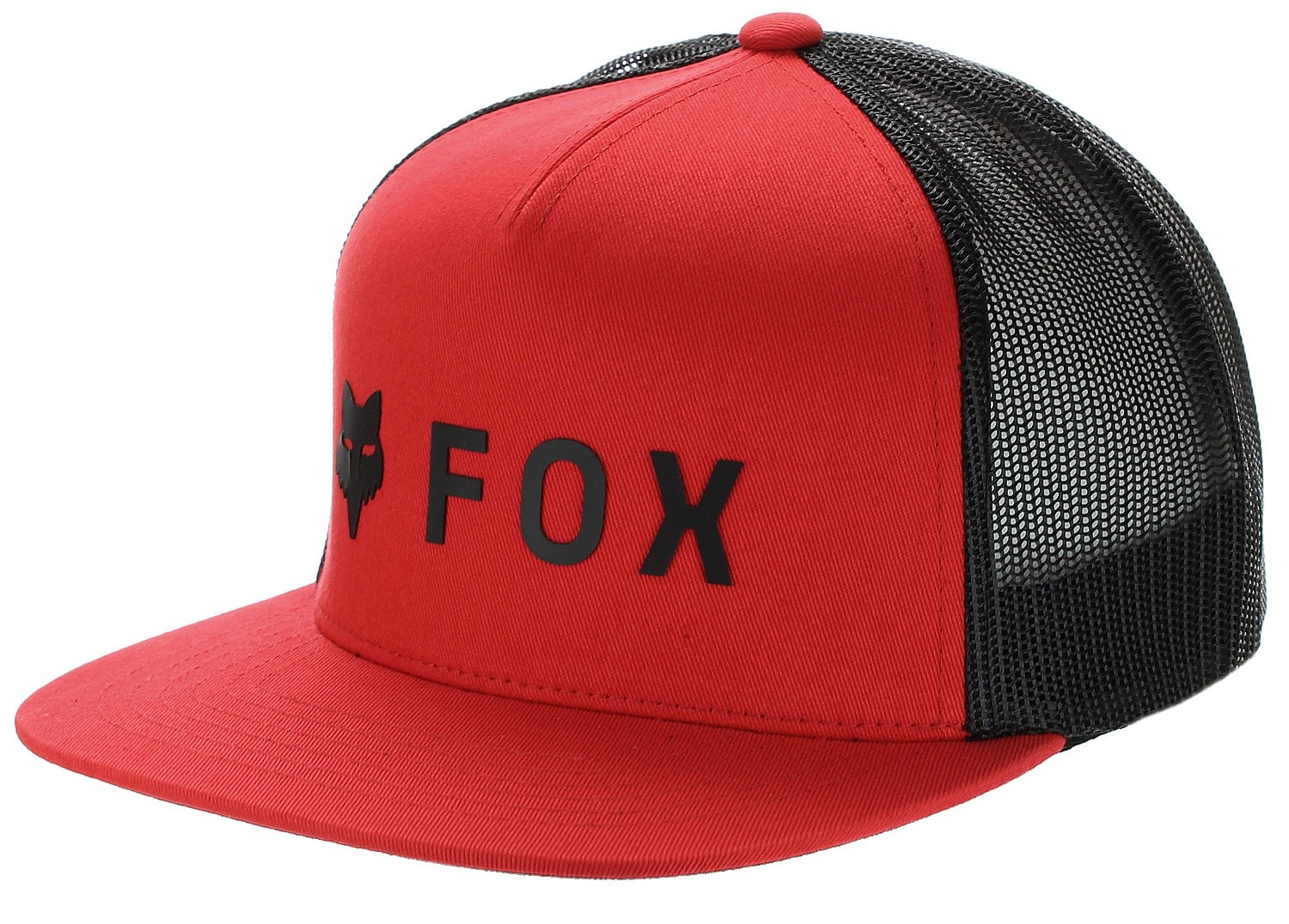 kasket Fox Absolute Mesh Snapback Trucker - Flame Red - men´s