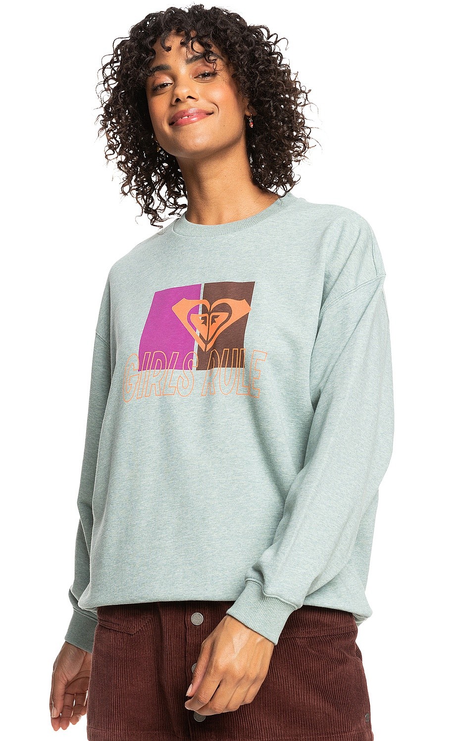 sweat-shirt Roxy Take Your Place A - BHB0/Blue Surf - women´s