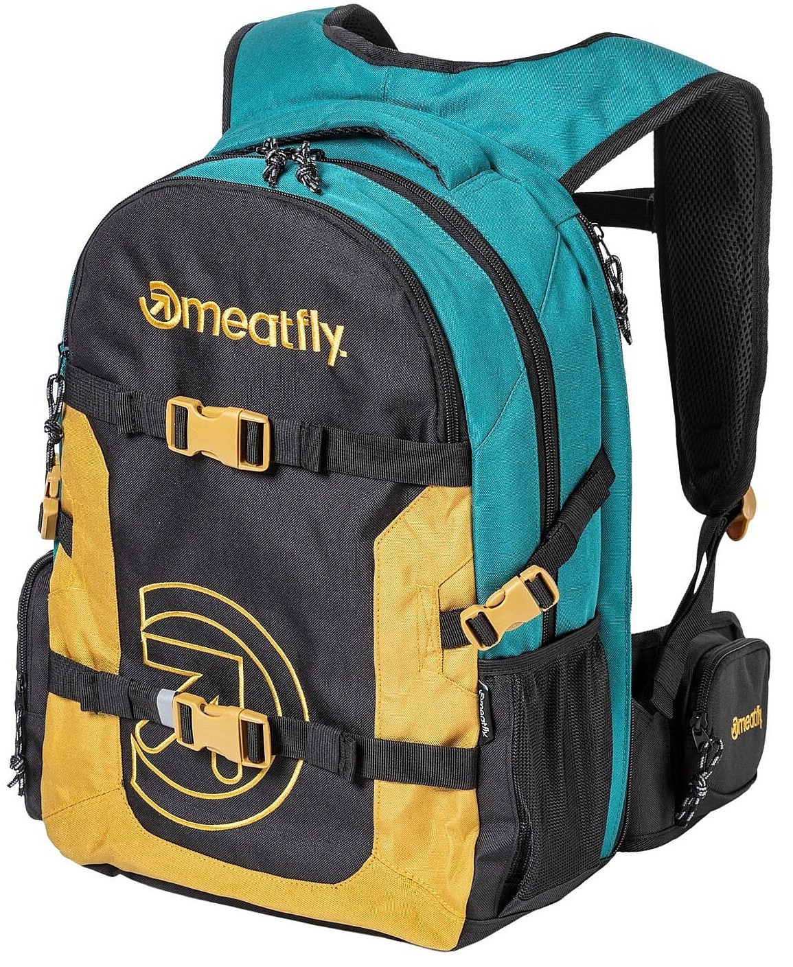 batoh Meatfly Ramble - Dark Jade/Camel