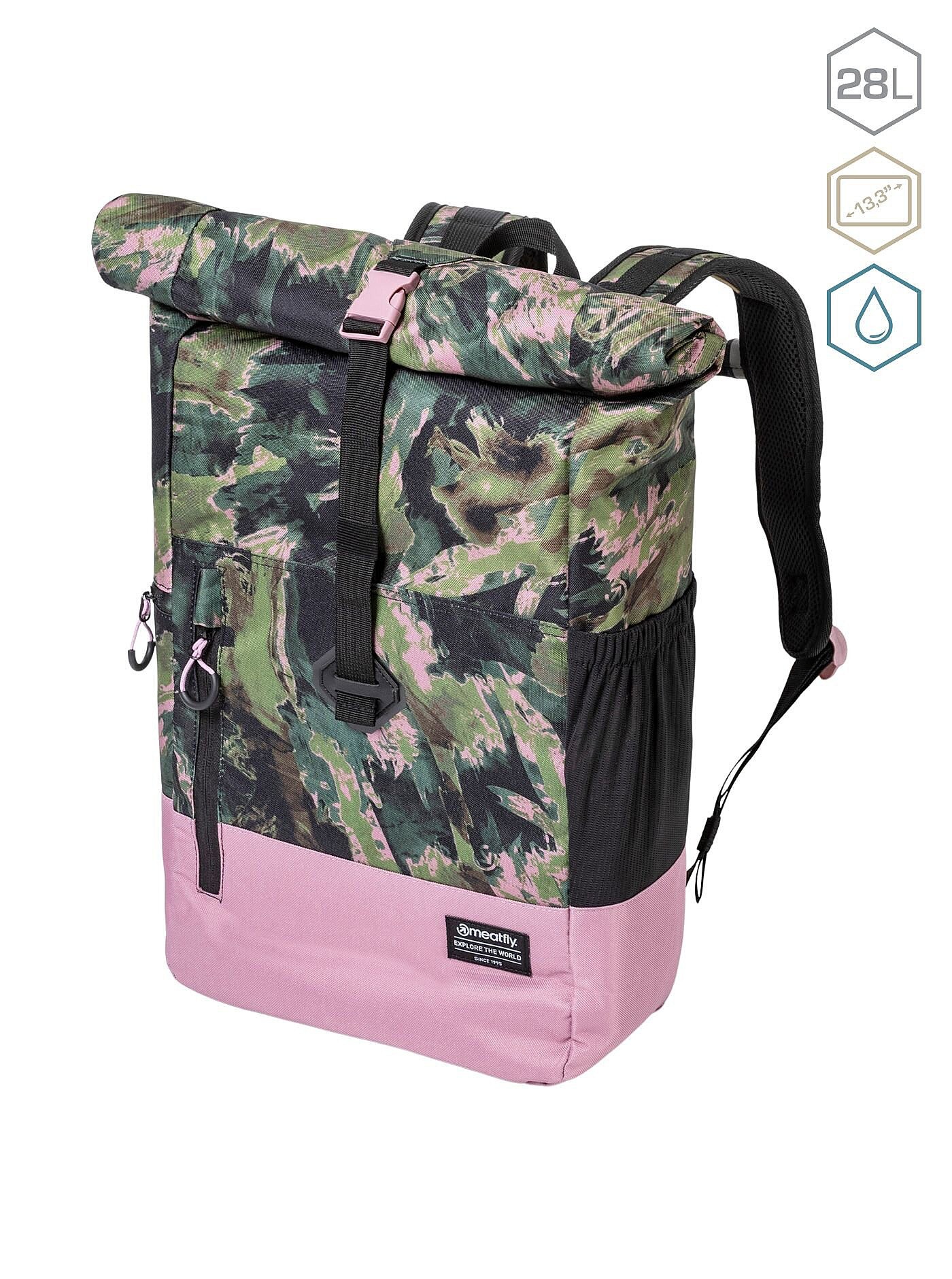 sac à dos Meatfly Holler - Olive Moss/Dusty Rose