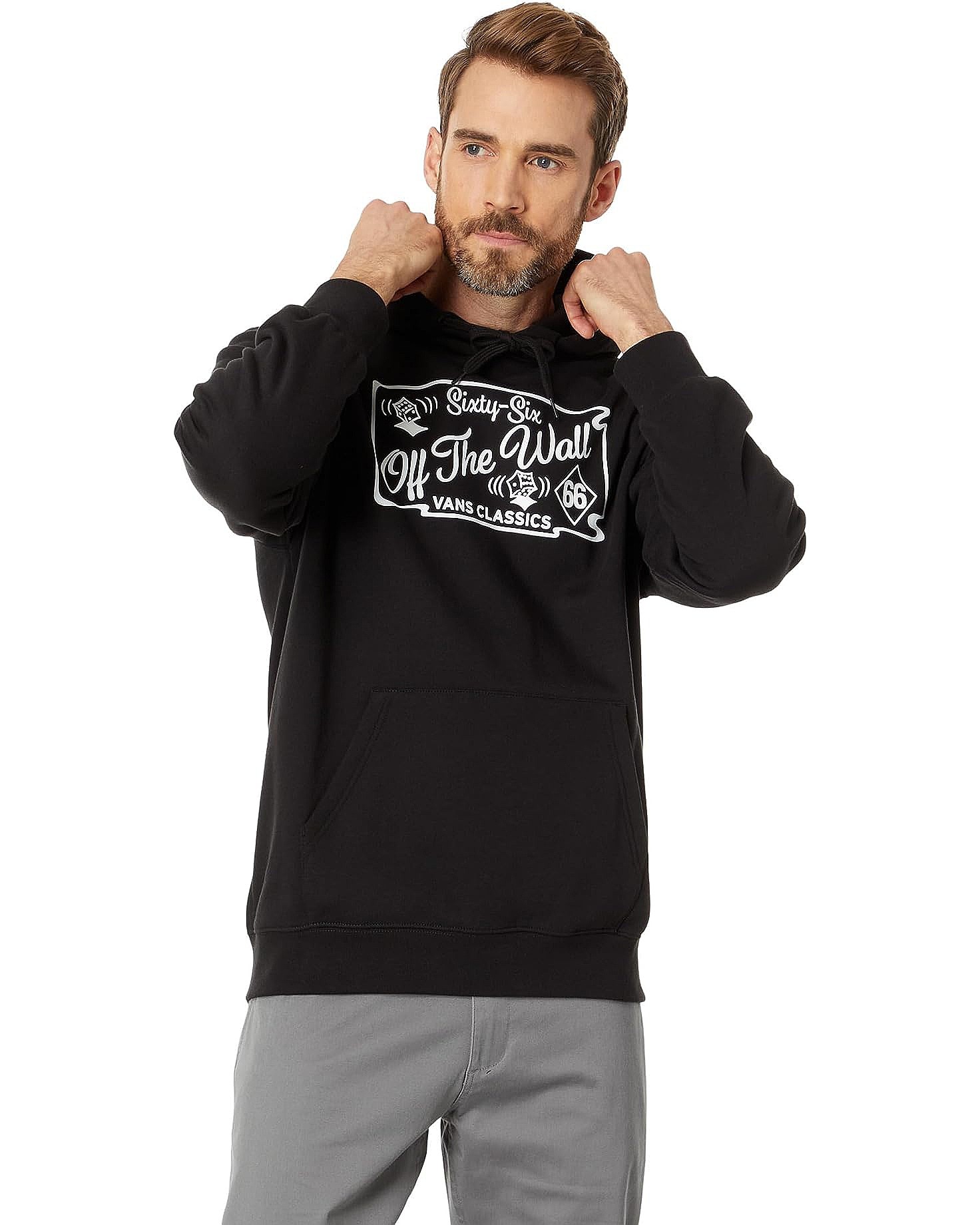 sweater Vans Diced Pollover - Black - men´s