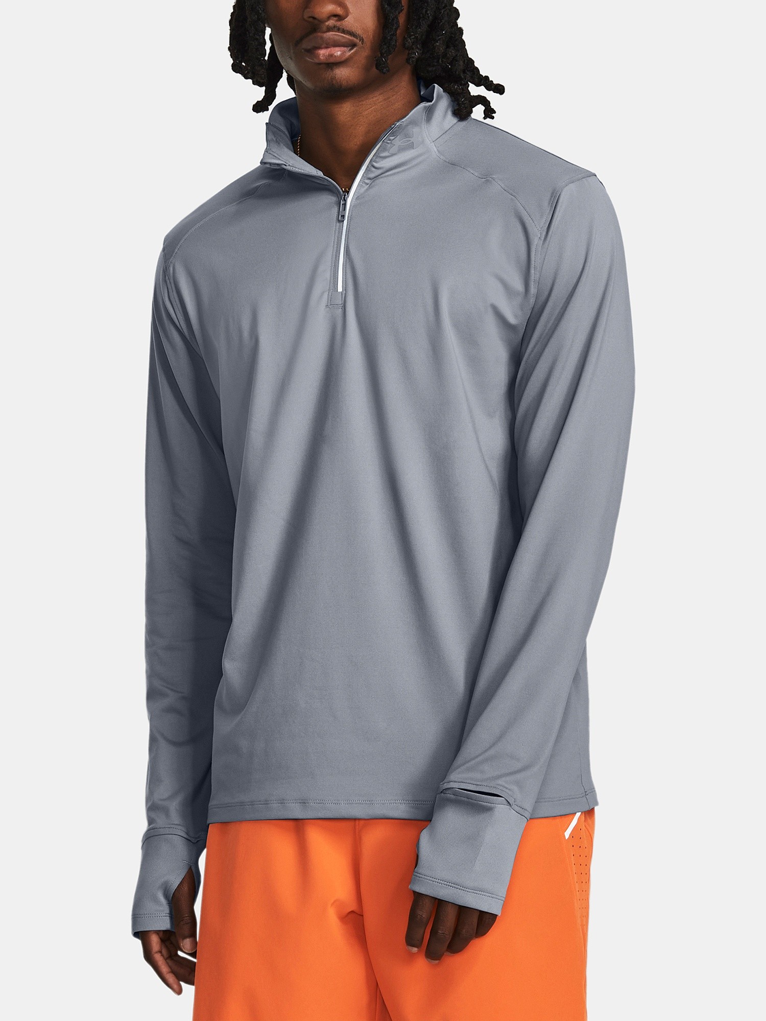 рубашка Under Armour Qualifier Run LS - Steel/Reflective - men´s