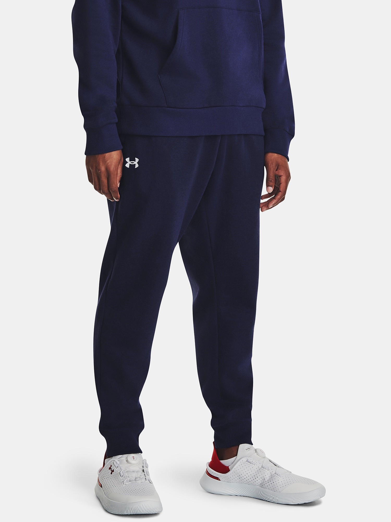 спортивные штаны Under Armour Rival Fleece Joggers - Midnight Navy/White - men´s