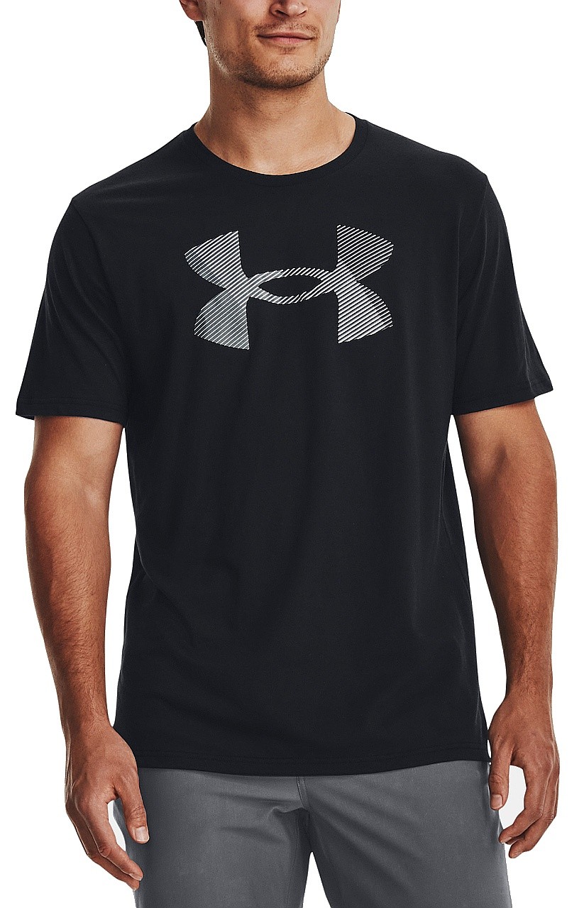 tričko Under Armour Big Logo Fill - Black/Pitch Gray/y /Halo Gray