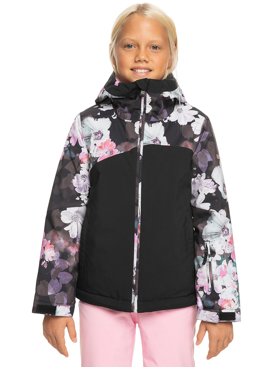 куртка Roxy Greywood - KVJ1/True Black Blurry Flower - girl´s