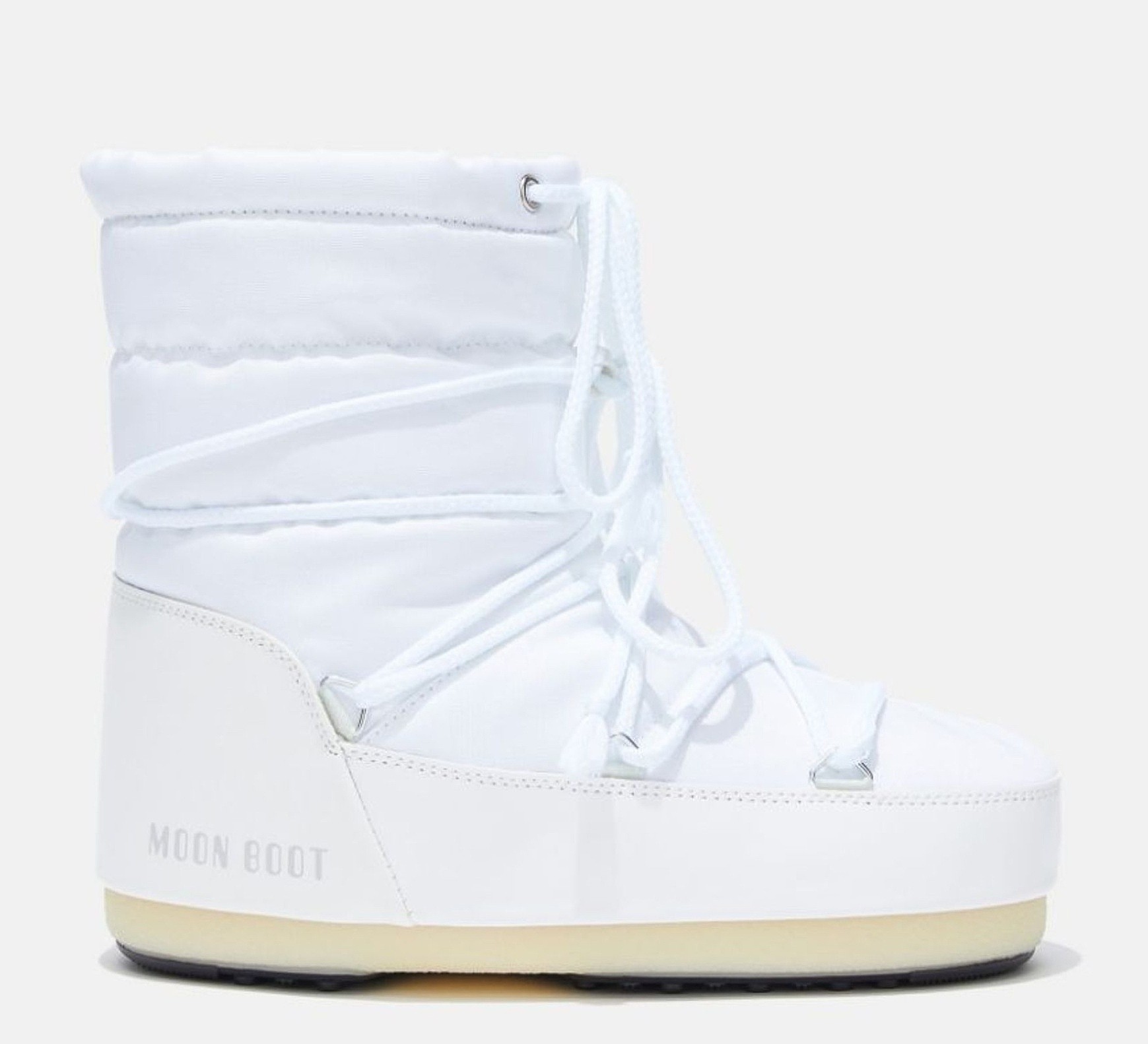 boty Moon Boot Light Low Nylon - White