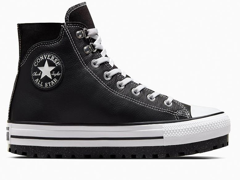 chaussures Converse Chuck Taylor All Star City Trek Waterproof Hi - A04480/Black/White/Silver