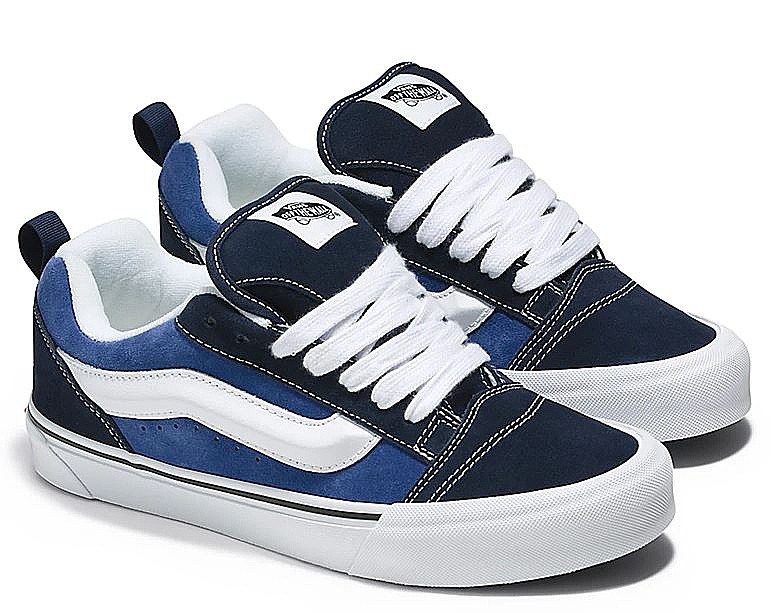 chaussures Vans Knu Skool - Navy/True White