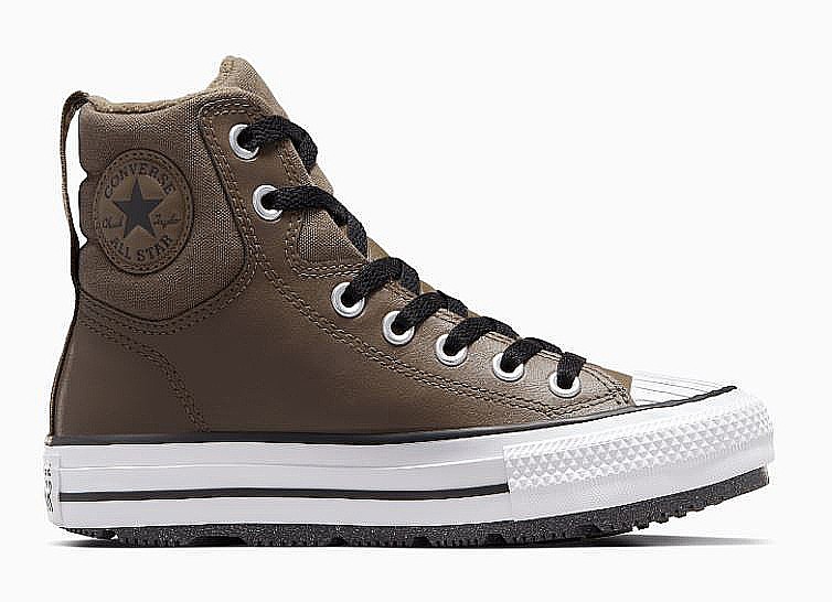 chaussures Converse Chuck Taylor All Star Berkshire Fleece Lined Hi - A04812/Engine Smoke/Black/White - kid´s