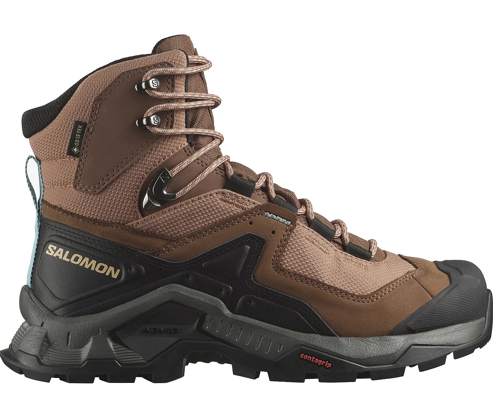 topánky Salomon Quest Element GTX W - Mocha Mousse/Pewter/Marine Blue