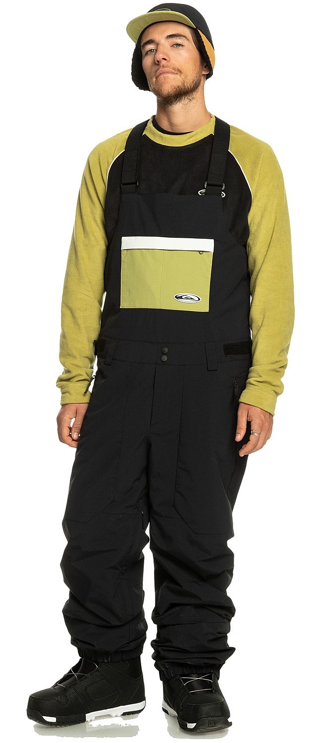 spodnie Quiksilver Fly High Bib - KVJ0/True Black