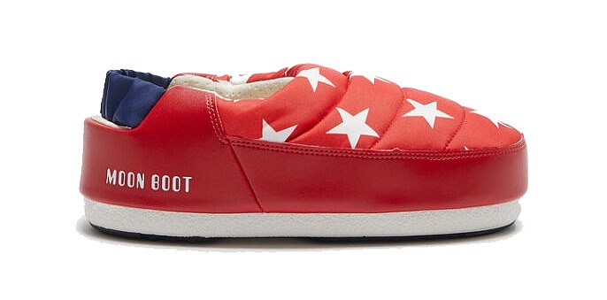 обувь Moon Boot Sandal Band Stars - Red/White