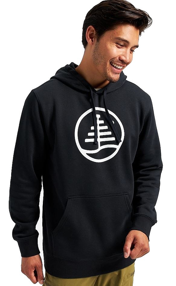 felpa Burton Family Tree Pullover - True Black - men´s