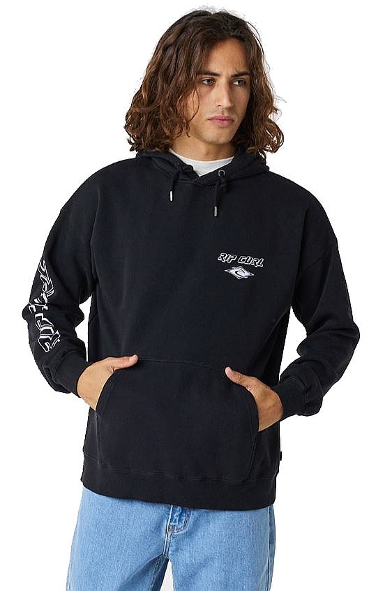 Sweatshirt Rip Curl Fade Out Hood - Black - men´s
