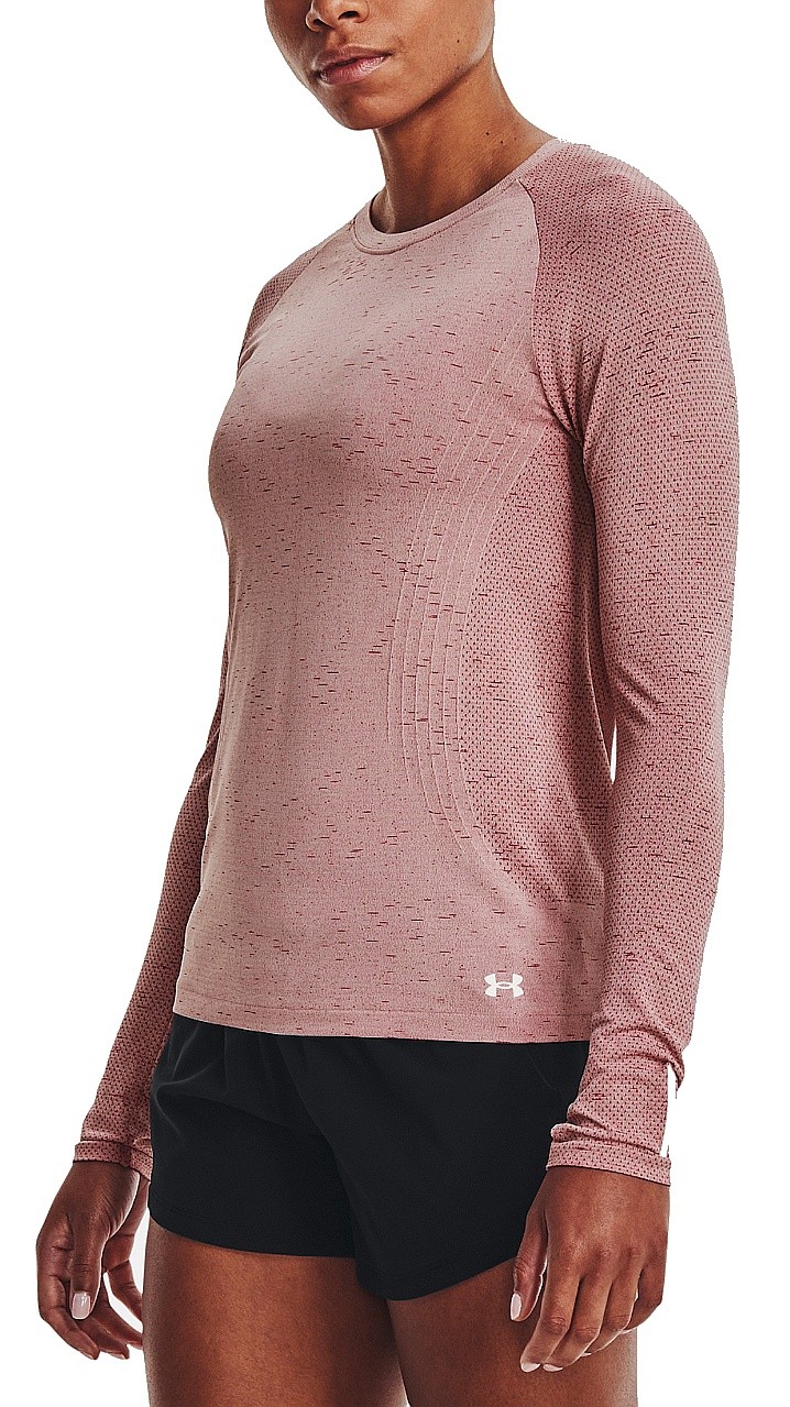 рубашка Under Armour Seamless Run LS - Retro Pink - women´s