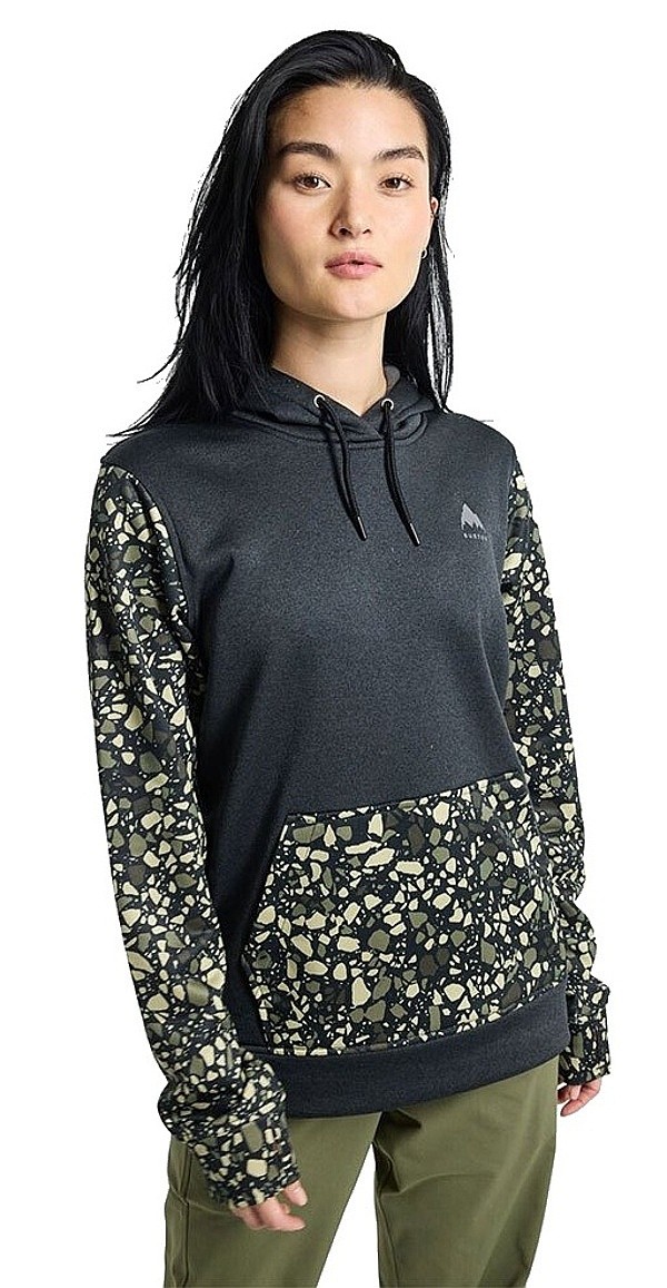 кофта Burton Oak Pullover - True Black Heather/Sediment - women´s