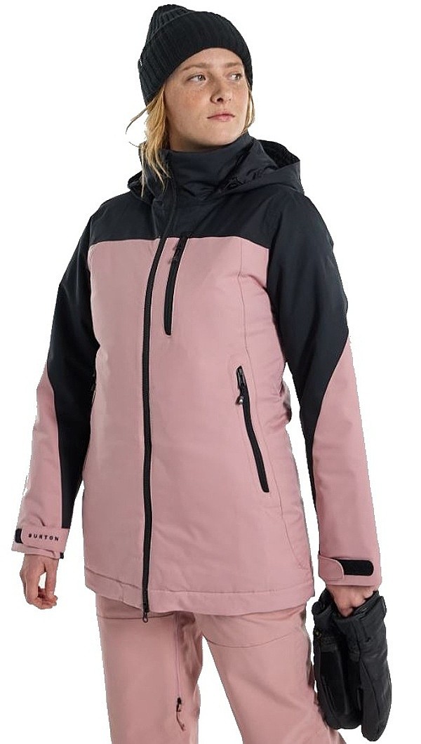 куртка Burton Lelah 2L - True Black/Powder Blush - women´s